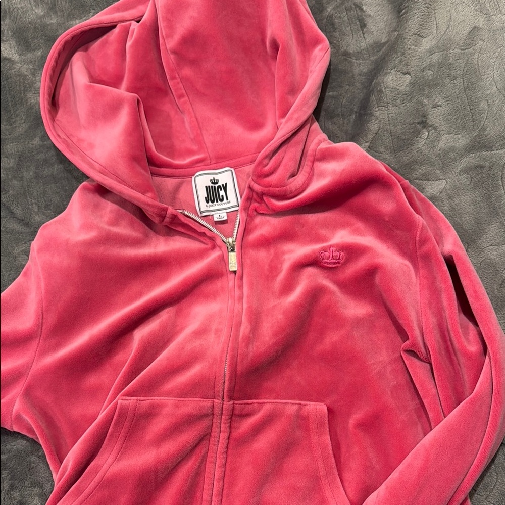 Juicy Couture Kids Pink Hoodie Jacket